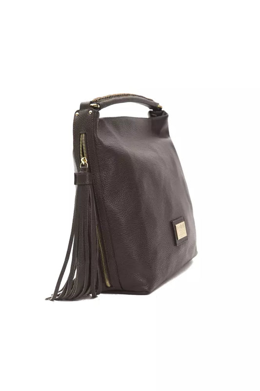 Pompei Donatella Brown Leather Women Shoulder Bag $794.00 Pompei Donatella Luzworld
