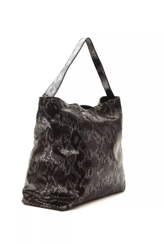 Pompei Donatella Gray Leather Women Shoulder Bag $1102.00 Pompei Donatella Luzworld