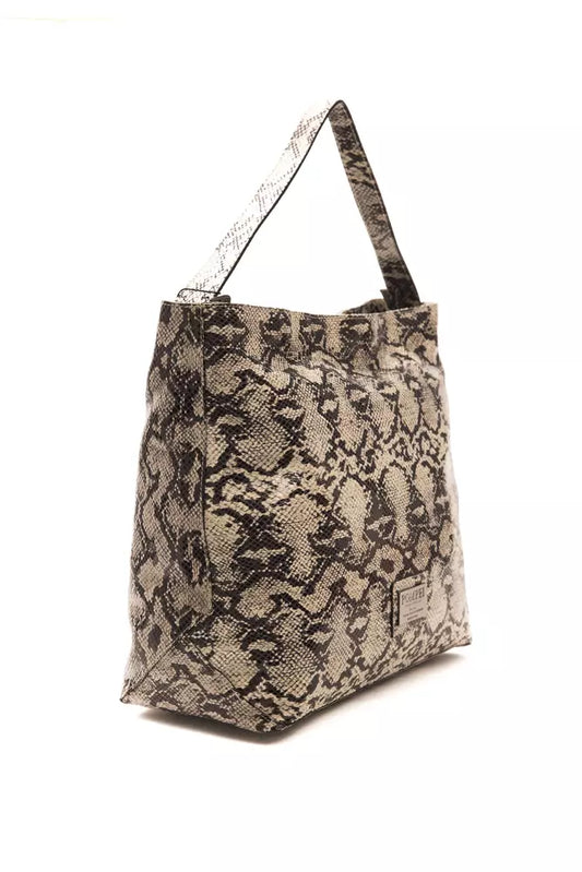 Pompei Donatella Gray Leather Women Shoulder Bag $1102.00 Pompei Donatella Luzworld