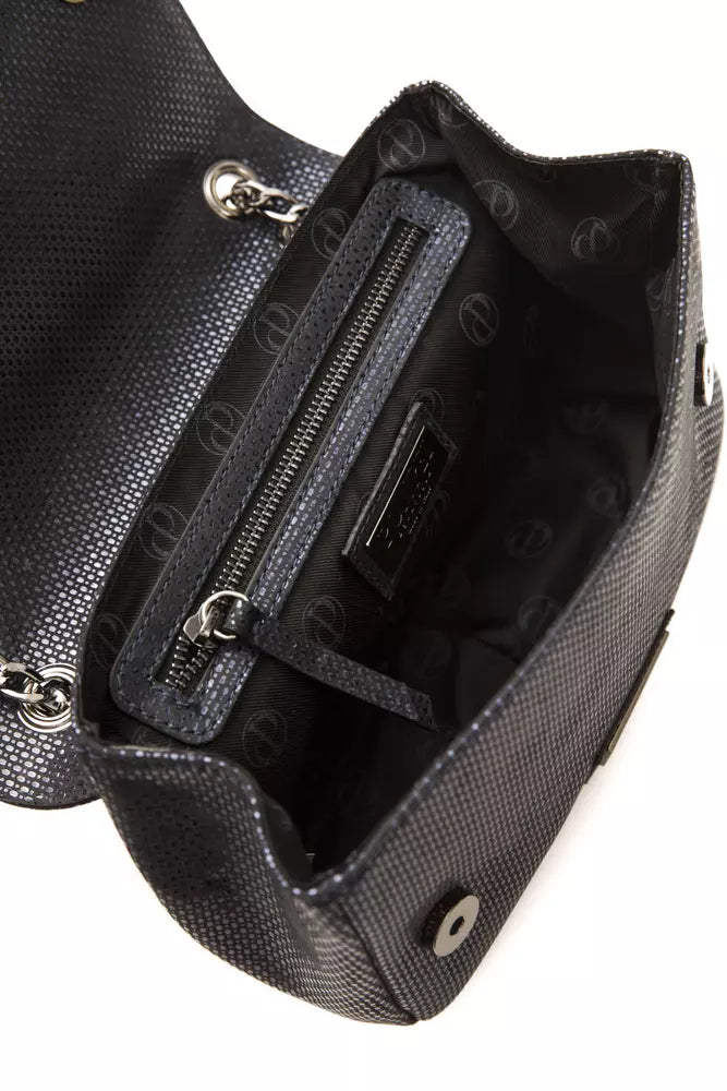 Pompei Donatella Blue Leather Women Crossbody $734.00 Pompei Donatella Luzworld
