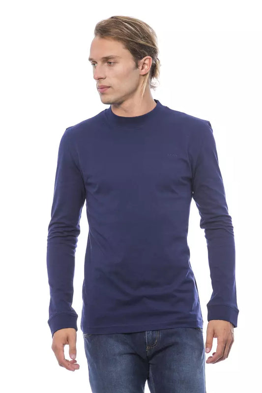 Verri Blue Cotton Men Sweater $185.00 Verri Luzworld