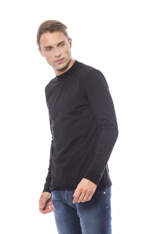 Verri Black Cotton Men's Sweater $185.00 Verri Luzworld