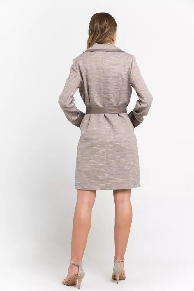 Trussardi Beige Cotton Women Coat $2877.00 Trussardi Luzworld