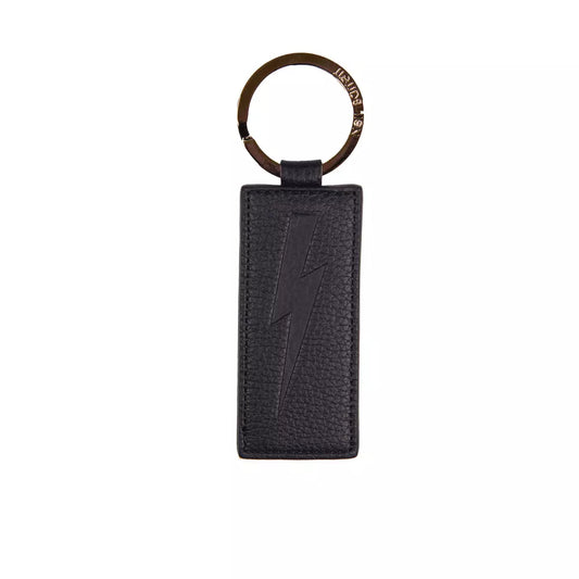 Neil Barrett Blue Leather Men Keychain $226.00 Neil Barrett Luzworld