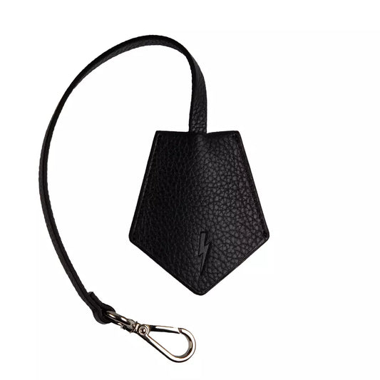 Neil Barrett Black Leather Men's Keychain $226.00 Neil Barrett Luzworld