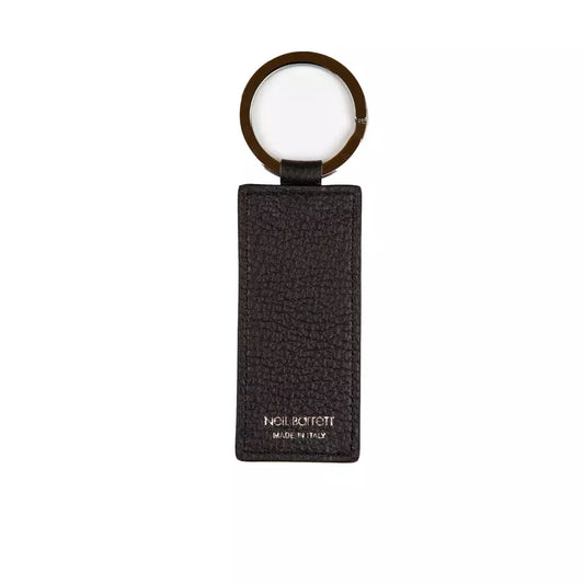 Neil Barrett Black Leather Men Keychain $226.00 Neil Barrett Luzworld