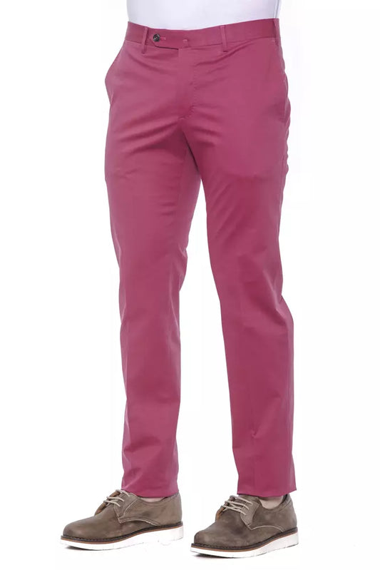PT Torino Fuchsia Cotton Men Trouser $570.00 PT Torino Luzworld