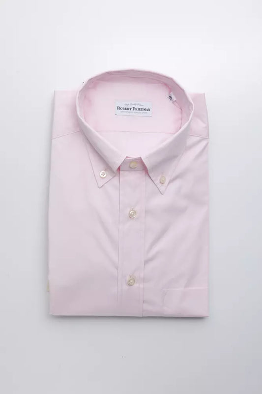 Robert Friedman Multicolor Cotton Men Shirt $211.00 Robert Friedman Luzworld