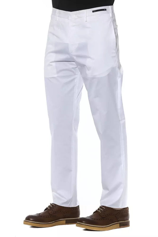 PT Torino White Cotton Men Trouser $494.00 PT Torino Luzworld