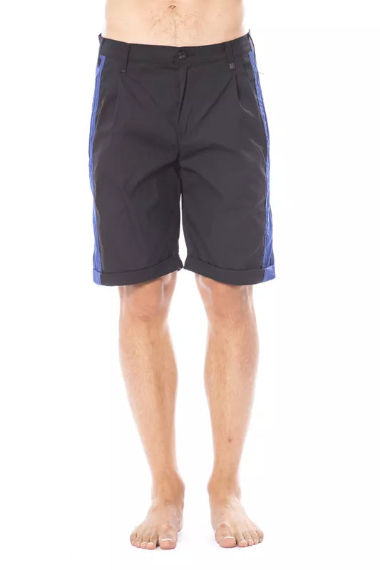 Verri Black Cotton Men's Short $218.00 Verri Luzworld