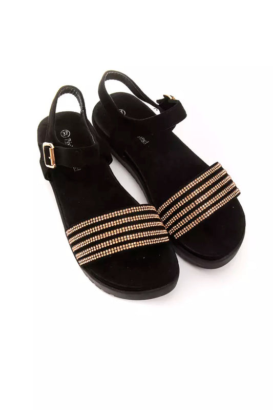 Péché Originel Gold Textile Women Sandal $135.00 Péché Originel Luzworld
