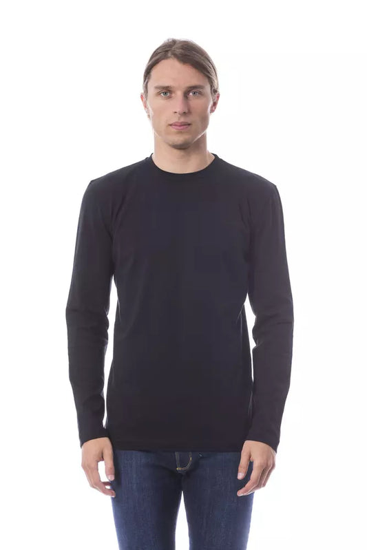 Verri Black Cotton Men T-Shirt $153.00 Verri Luzworld