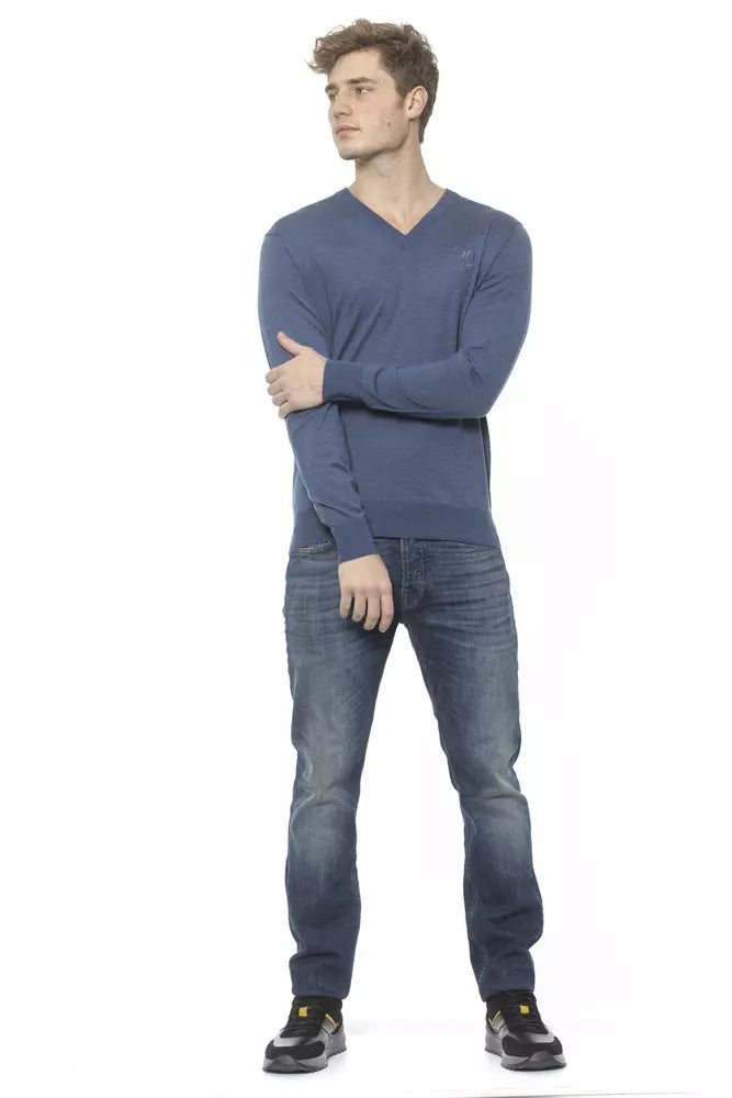Billionaire Italian Couture Elegant Cashmere V-Neck Men's Sweater $1243.00 Billionaire Italian Couture Luzworld