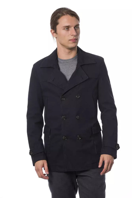 Verri Blue Cotton Men's Blazer $898.00 Verri Luzworld
