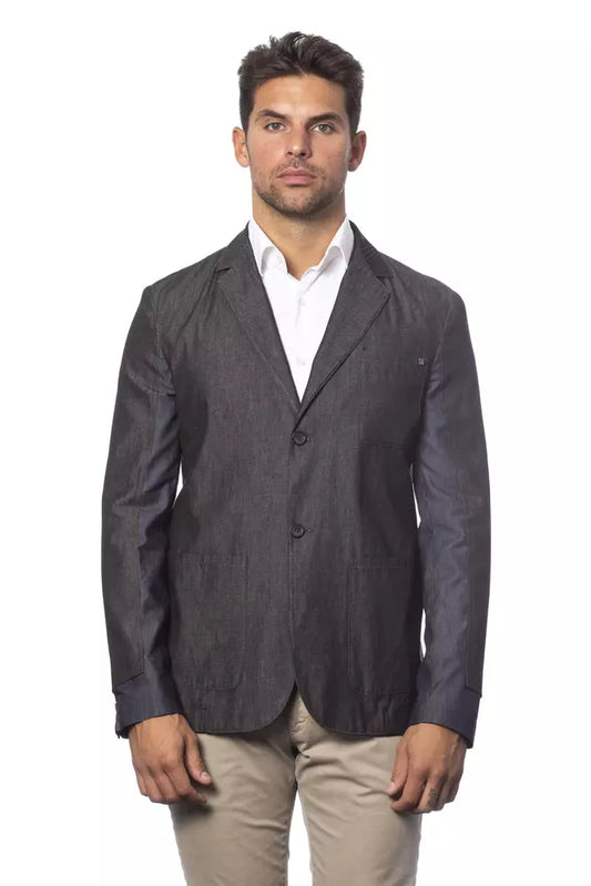 Verri Gray Cotton Men's Blazer $853.00 Verri Luzworld