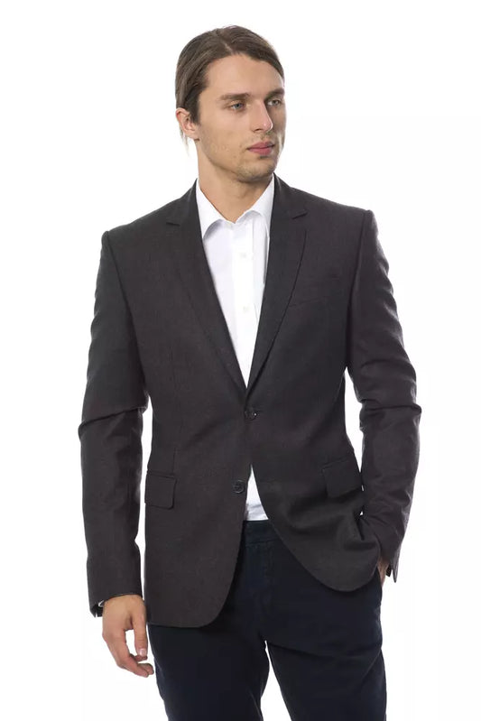Verri Gray Wool Men's Blazer $898.00 Verri Luzworld