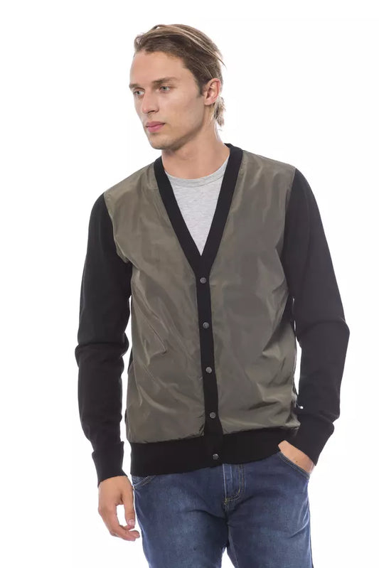 Verri Multicolor Wool Men Cardigan $456.00 Verri Luzworld