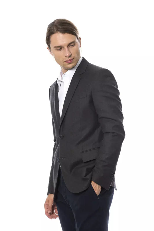 Verri Gray Wool Men's Blazer $898.00 Verri Luzworld