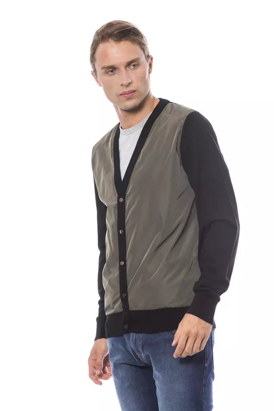 Verri Multicolor Wool Men Cardigan $456.00 Verri Luzworld