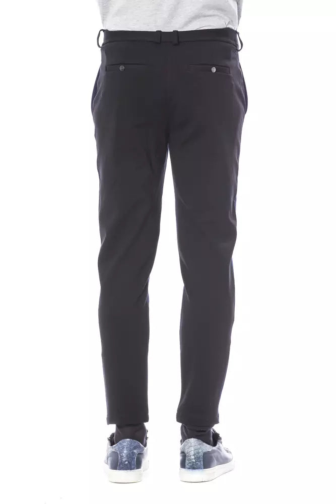 Verri Blue Viscose Men Pant $486.00 Verri Luzworld
