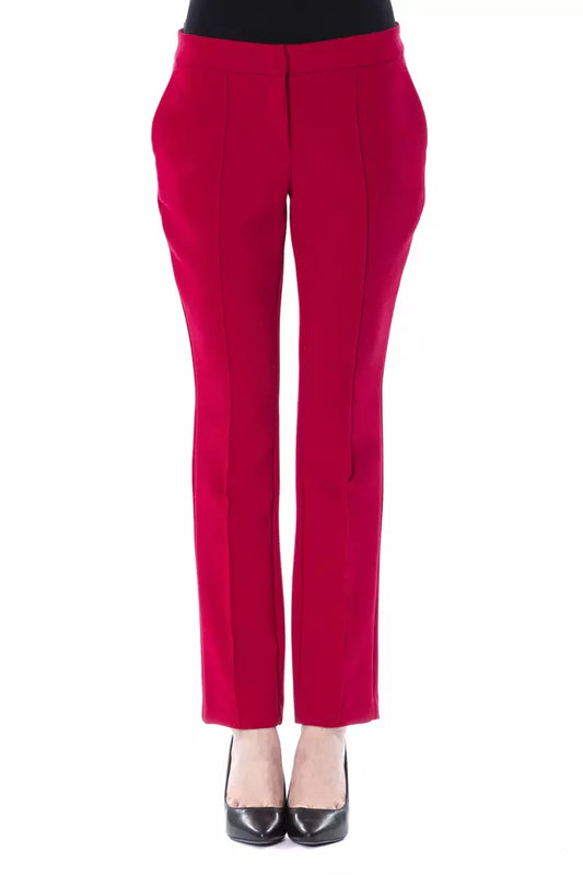 BYBLOS Fuchsia Polyester Women Pant $589.00 BYBLOS Luzworld