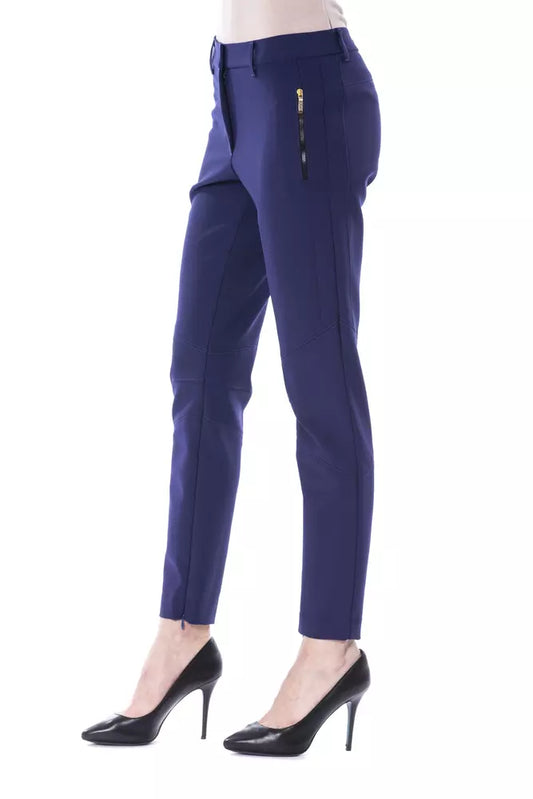 BYBLOS Blue Polyester Women's Slim Fit Pant $661.00 BYBLOS Luzworld