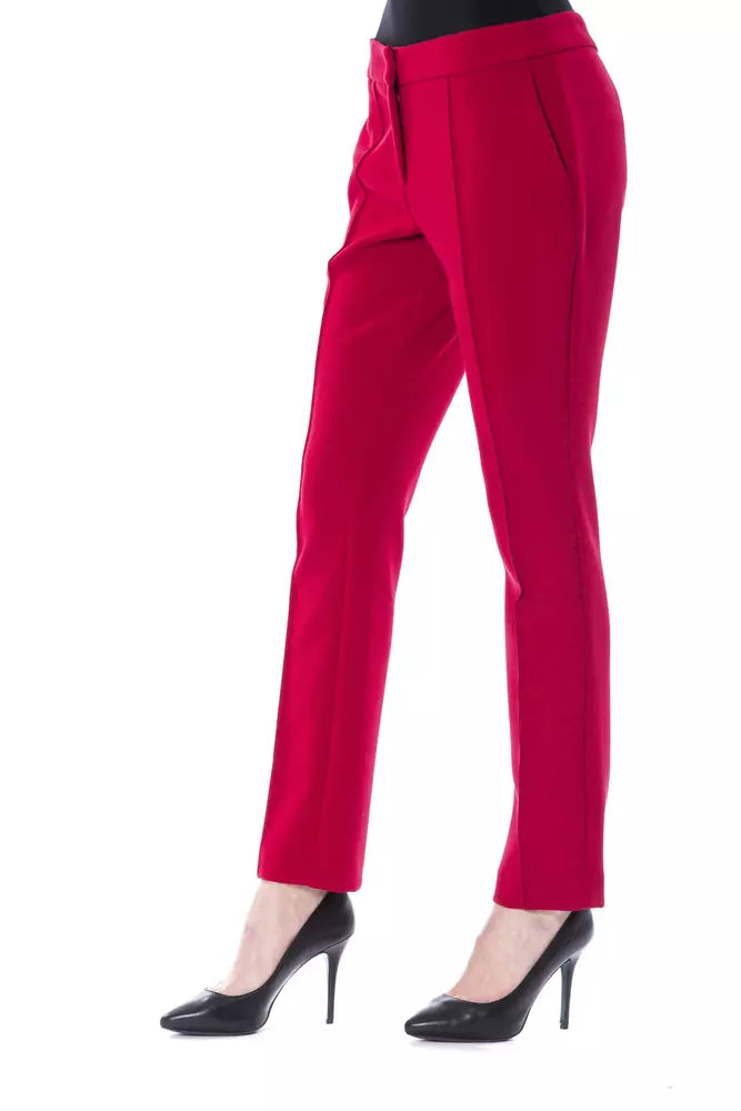 BYBLOS Fuchsia Polyester Women Pant $589.00 BYBLOS Luzworld