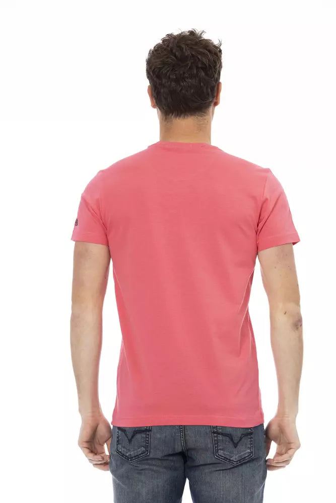 Trussardi Action Multicolor Cotton Men T-Shirt $130.00 Trussardi Action Luzworld