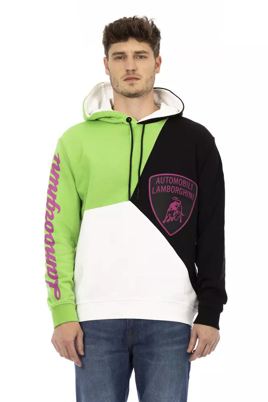 Automobili Lamborghini White Cotton Men's Hooded Sweater $709.00 Automobili Lamborghini Luzworld