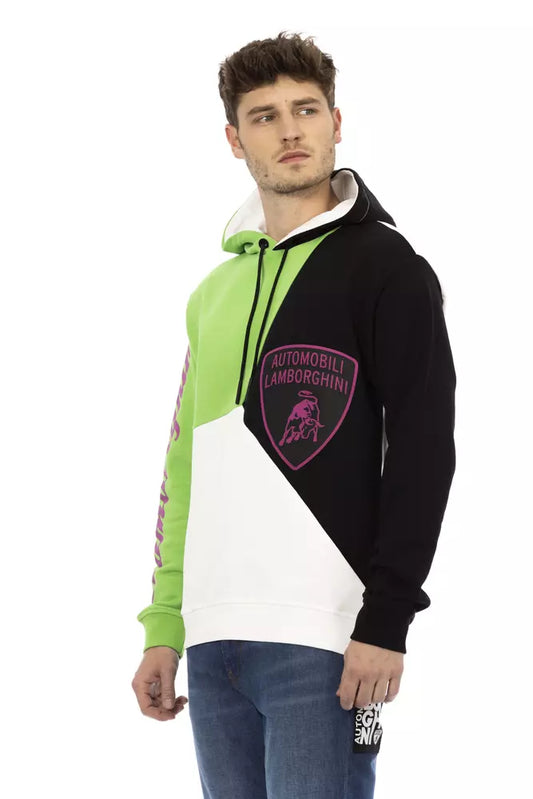 Automobili Lamborghini White Cotton Men's Hooded Sweater $709.00 Automobili Lamborghini Luzworld