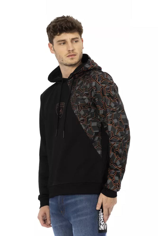 Automobili Lamborghini Black Cotton Men's Hooded Sweater $524.00 Automobili Lamborghini Luzworld
