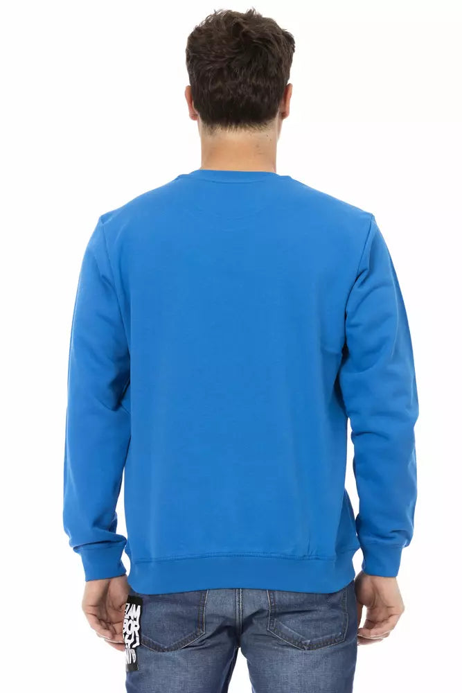Automobili Lamborghini Blue Cotton Men Sweater $464.00 Automobili Lamborghini Luzworld