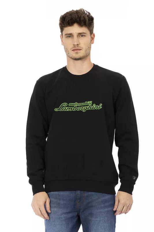 Automobili Lamborghini Black Cotton Men's Sweater $459.00 Automobili Lamborghini Luzworld