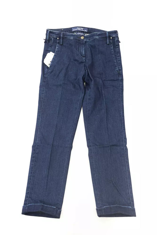 Jacob Cohen Blue Cotton Women Jeans $531.00 Jacob Cohen Luzworld