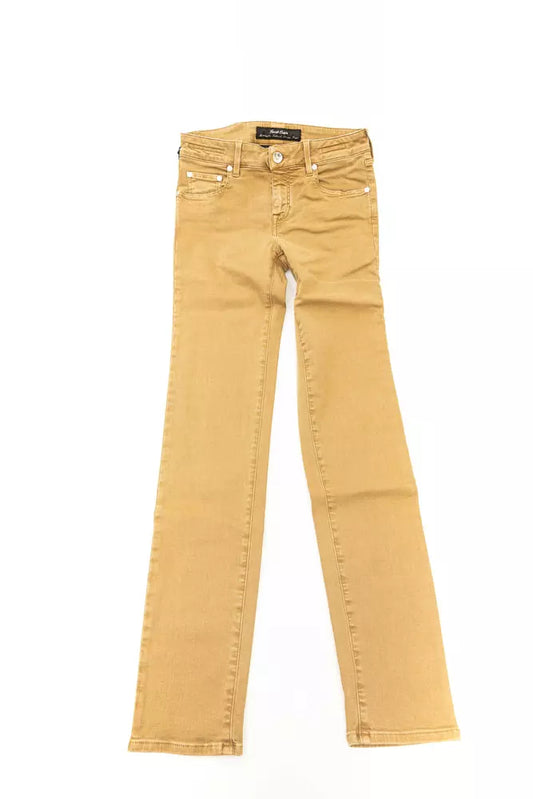 Jacob Cohen Beige Cotton Women Jeans $718.00 Jacob Cohen Luzworld