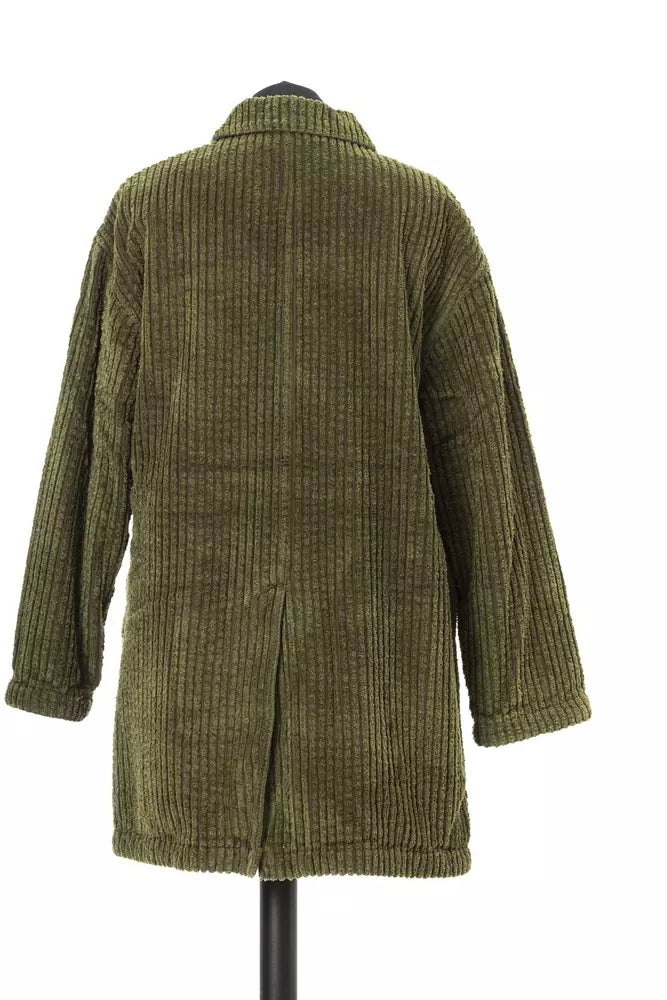 Jacob Cohen Green Cotton Women Jacket $1274.00 Jacob Cohen Luzworld