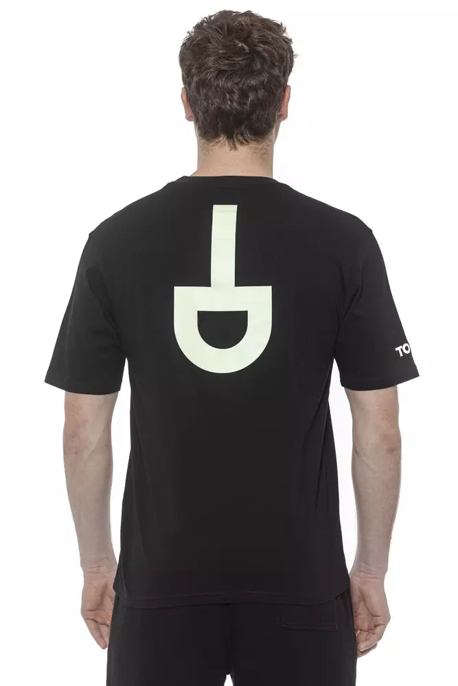 Tond Black Cotton Men T-Shirt $147.00 Tond Luzworld