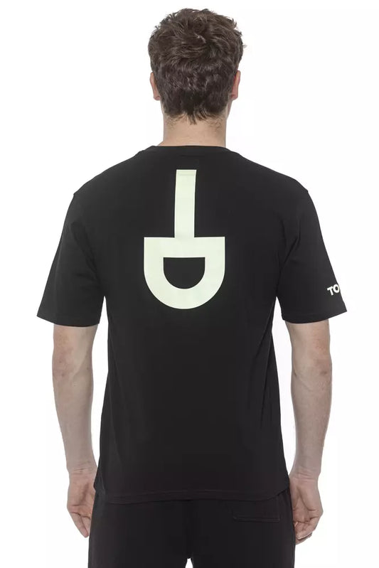 Tond Black Cotton Men T-Shirt $147.00 Tond Luzworld