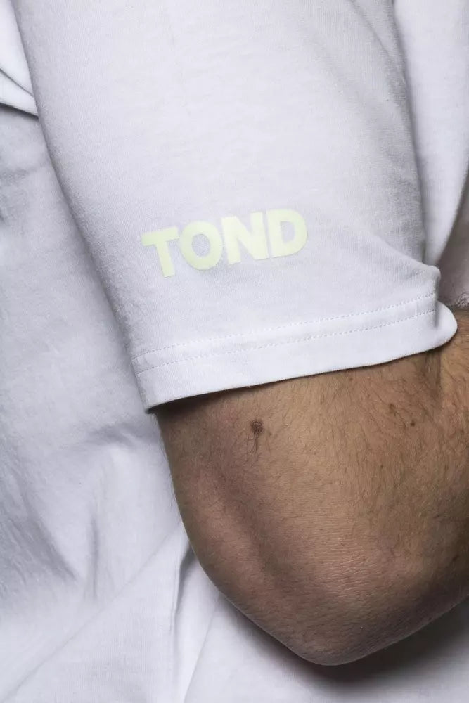 Tond White Cotton Men T-Shirt $147.00 Tond Luzworld