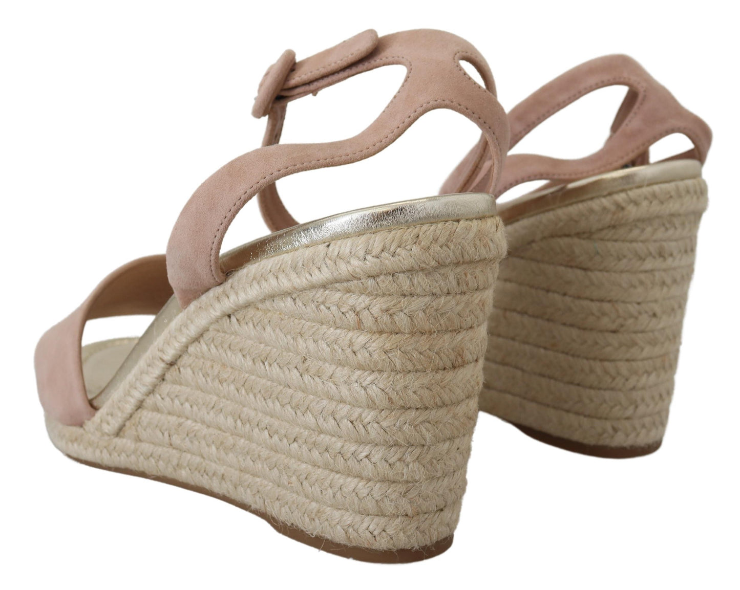 Prada Pink Suede Leather Ankle Strap Sandals $1891.00 Prada Luzworld