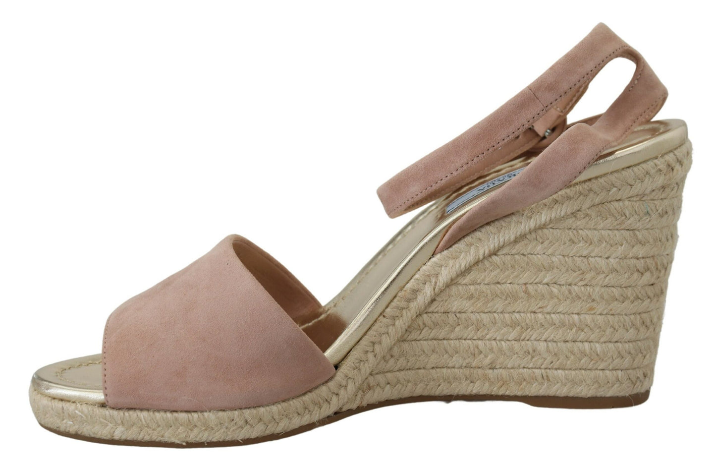 Prada Pink Suede Leather Ankle Strap Sandals $1891.00 Prada Luzworld