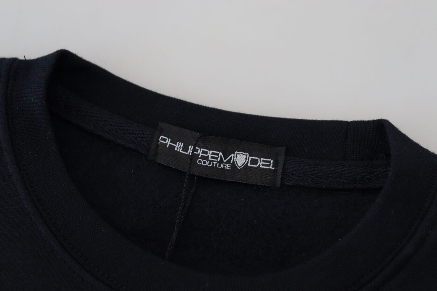 Philippe Model Black Printed Long Sleeves Pullover Sweater $501.00 Philippe Model Luzworld