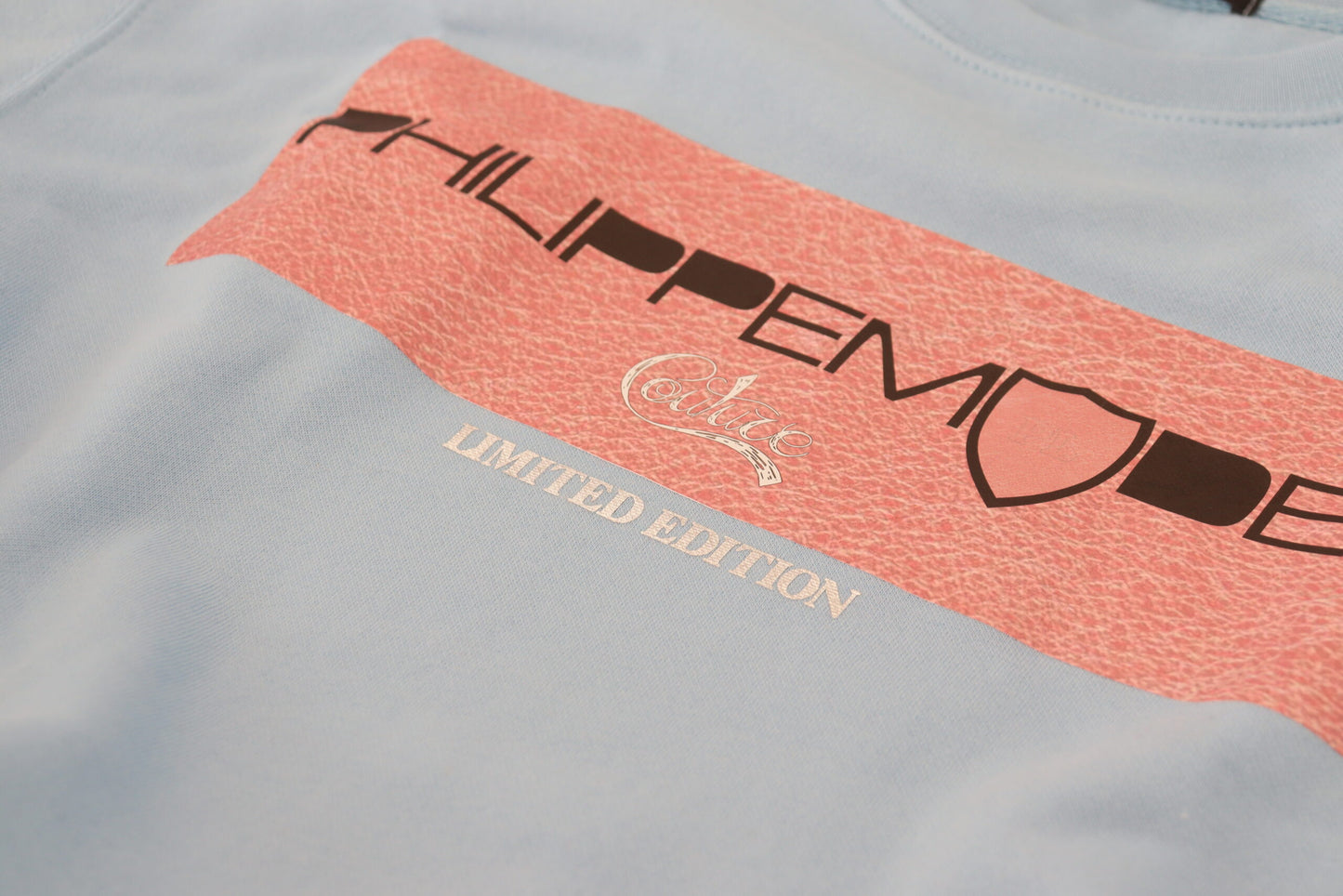 Philippe Model Light Blue Logo Printed Long Sleeves Sweater $501.00 Philippe Model Luzworld
