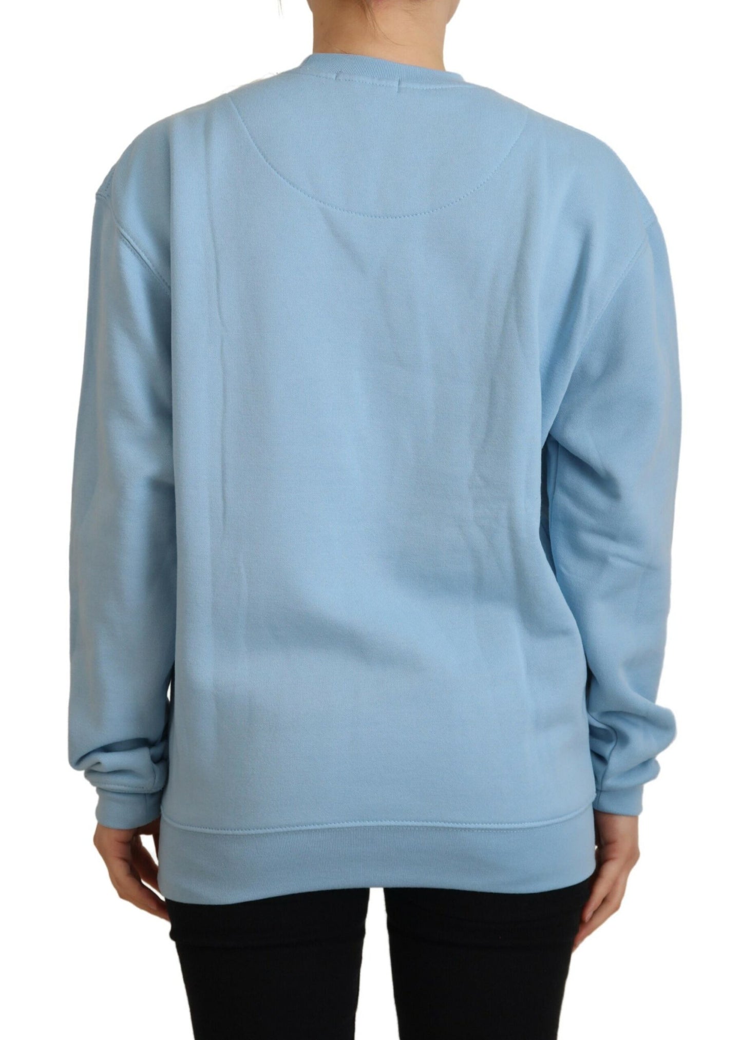 Philippe Model Light Blue Logo Printed Long Sleeves Sweater $501.00 Philippe Model Luzworld