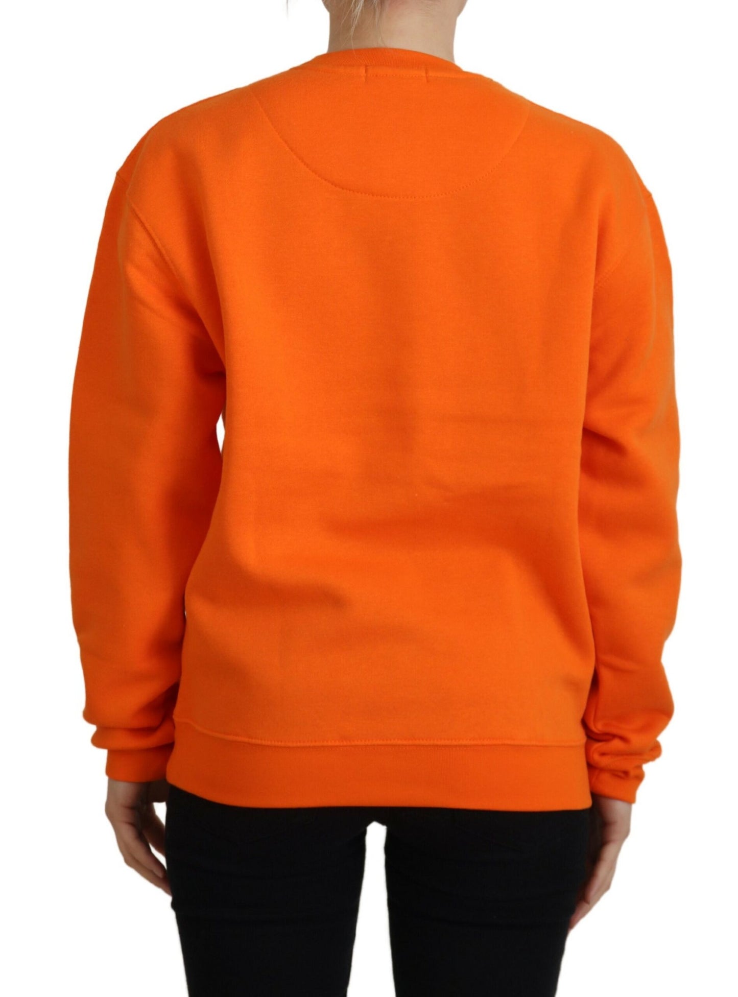 Philippe Model Orange Printed Long Sleeves Pullover Sweater $559.00 Philippe Model Luzworld
