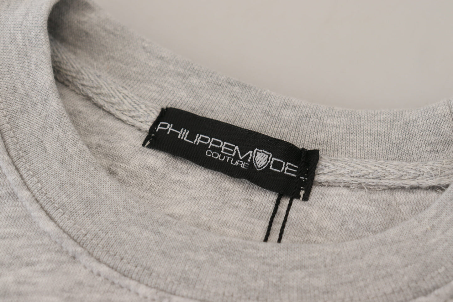 Philippe Model Gray Printed Long Sleeves Pullover Sweater $559.00 Philippe Model Luzworld