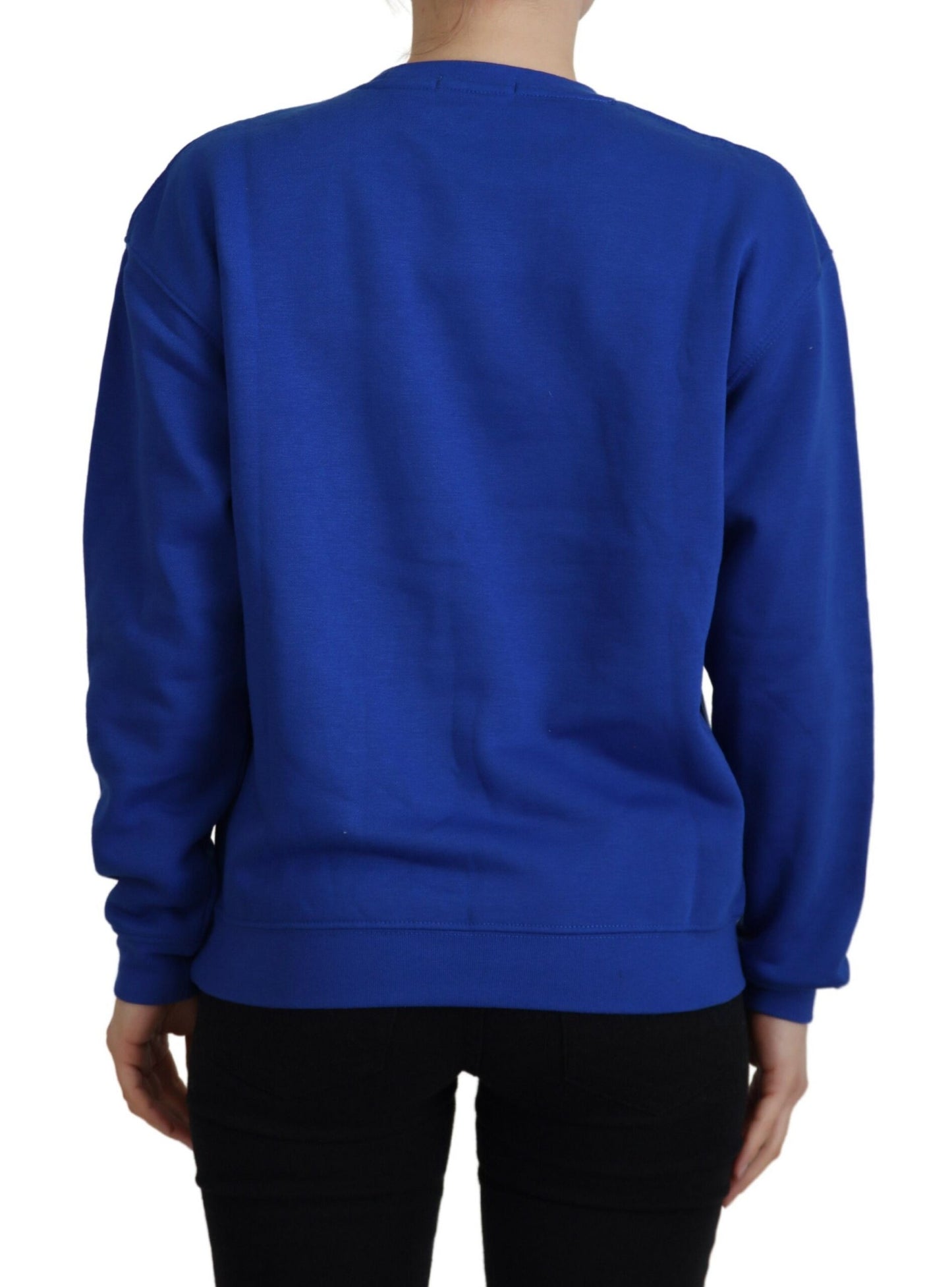 Philippe Model Blue Printed Long Sleeves Pullover Sweater $559.00 Philippe Model Luzworld