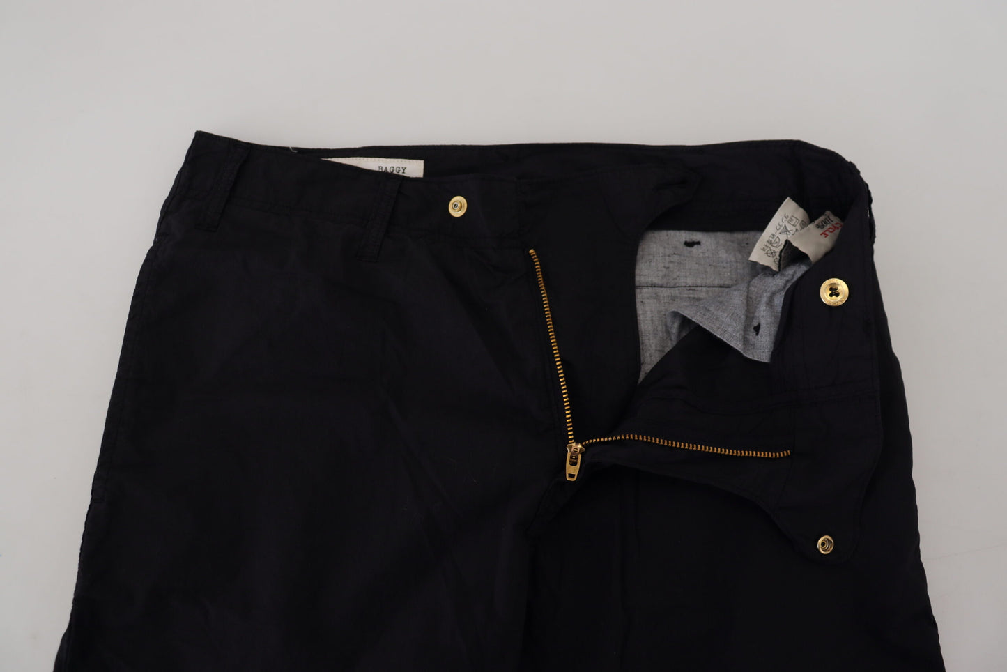 CYCLE Black Cotton Baggy High Waist Women Pants $290.00 CYCLE Luzworld