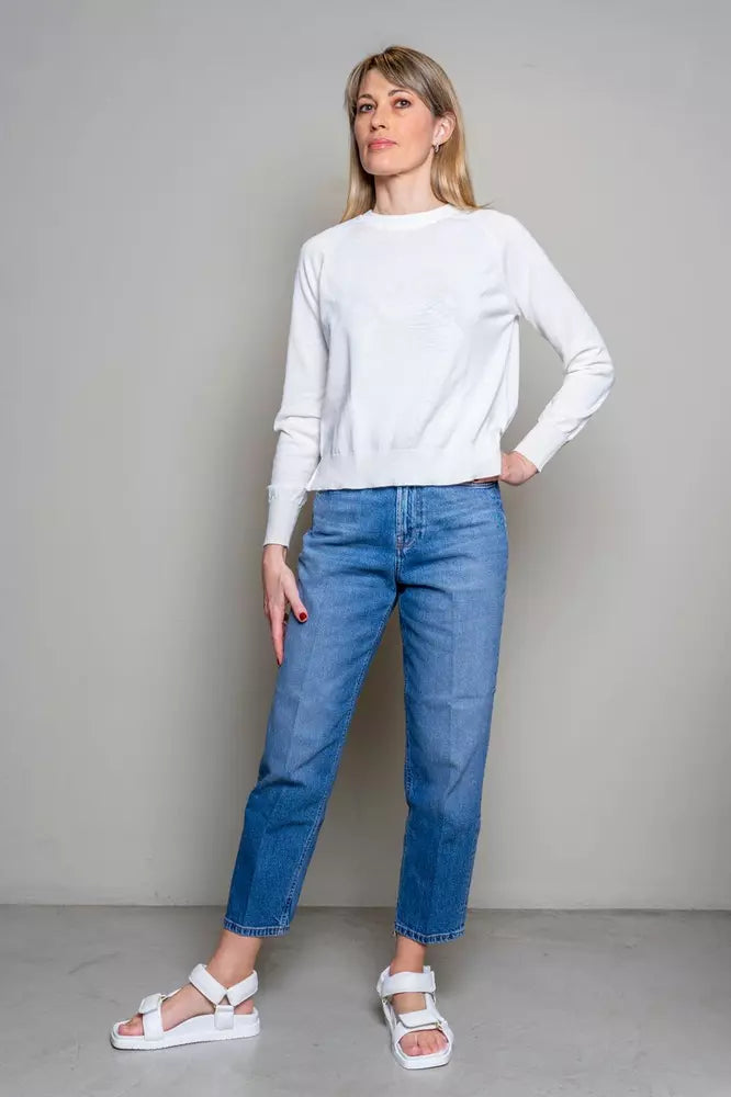 Don The Fuller Blue Cotton Women Jeans $606.00 Don The Fuller Luzworld