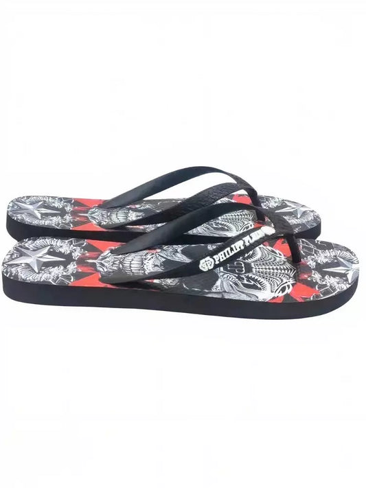 Philipp Plein Multicolor Polyester Women Flip Flop $231.00 Philipp Plein Luzworld
